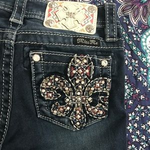 Miss Me Girls Size 7 Skinny Jeans (Kids)